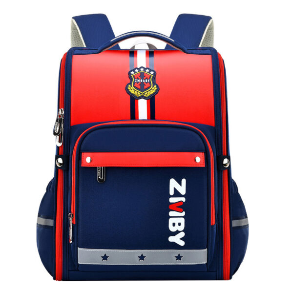 British style boys and girls schoolbag large capacity backpack with spine protection bag for school bags (2)