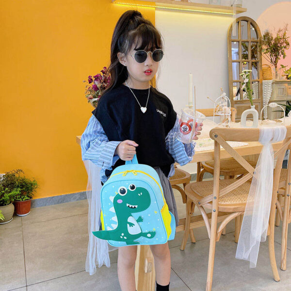 Cartoon Kid Backpack Toddler Backpack Cute Dinosaur Daycare Nursery Backpack Boys Girl School bag (2)