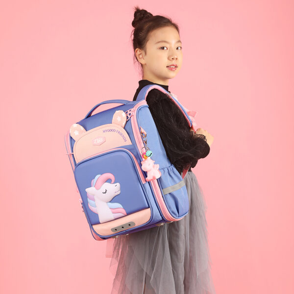 Wholesale children monocoque unique design eco-friendly student backpack lovely kid school bags (9)